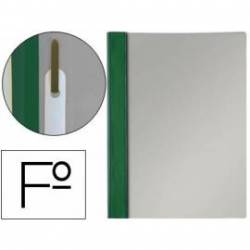 Carpeta dossier fastener Esselte PVC rigido Folio verde