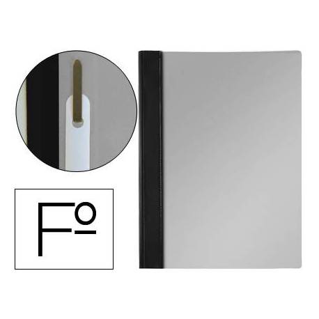 Carpeta dossier fastener Esselte PVC rigido Folio negro