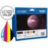 Cartucho Brother Pack 4 colores LC-1220VALBP, DCP J525W, J725DW, J925DW, MFC J430W, J625DW, J825DW, J825