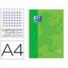 Bloc espiral Oxford Din A-4 extradura microperforado verde 80 hojas