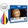 Cartucho Brother negro y color LC-1240VALBP mfc-j6510dw mfc-j6710dw mfc-j6910dw.