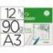 Papel vegetal Guarro A3 90 g/m2 12 hojas
