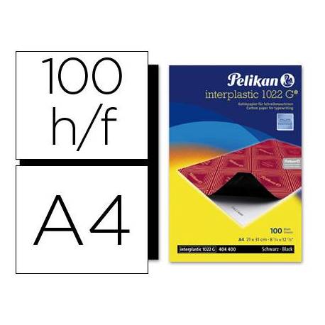 Papel carbon Pelikan negro