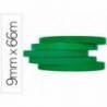 Cinta precintadora adhesiva Q-Connect 66mx9mm verde