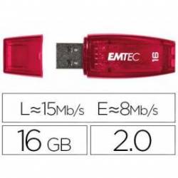 Memoria USB Emtec Flash c410 32GB 2.0 color azul