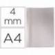 Carpeta termica GBC Pvc y cartulina color blanco 4 mm pack 100 unidades