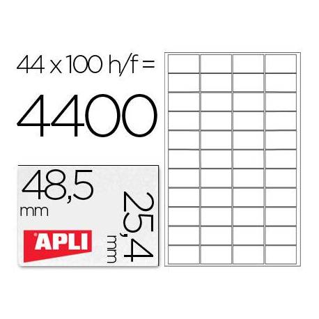 Etiquetas Adhesivas Apli 48,5 x 25,4 mm