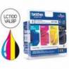 Cartucho Brother LC-1100VALBP Tricolor + Negro