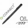 Rotulador Q-connect retroproyeccion punta fibra 0.8 mm permanente negro