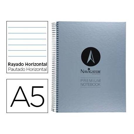 Bloc Din A5 espiral Microperforado serie Premium Navigator