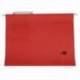 Carpeta colgante Liderpapel Folio Kraft rojo