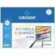Papel acuarela Canson Din a4+ gramaje 370 g/m2