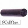 Bolsa basura negra 90x110cm uso industrial galga 200 rollo de 10 unidades