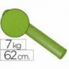 Papel de regalo kraft liso bobina 62 cm 7 kg color pistacho