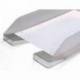 Bandeja sobremesa plastico q-connect gris oscuro transparente 240x70x340 mm