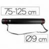 Portaplanos plastico extensible 75cm diametro 9 cm Liderpapel negro