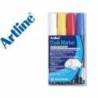 Rotulador Artline EPW-4 para pizarra tipo tiza colores surtidos Bolsa de 4 unidades