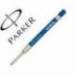 Recambios para boligrafos Parker tinta gel azul