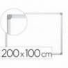 Pizarra Blanca laminada marco de aluminio 200x100 Q-Connect