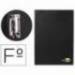 Portanotas plastico miniclip lateral Liderpapel negro