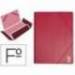 Carpeta lomo flexible gomas con solapas Liderpapel Folio corintio