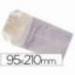 Bolsas de celofan 95x210 mm. Paquete de 100 unidades