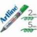 Rotulador Permanente Artline 109 Verde Punta Biselada