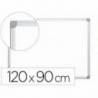 Pizarra Blanca Melamina con marco de aluminio 120x90 Q-Connect