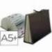 Carpeta clasificadora cuarto carton Liderpapel negro