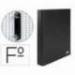 Carpeta 2anillas 25mm Folio Liderpapel Negro