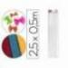 Papel crespon Liderpapel 50 cm x 2.5m 34g/m2 color blanco