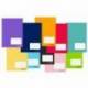 Libreta escolar Liderpapel Smart tamaño A5 con 16 hojas 60g/m2. Cuadro 4mm con margen. Colores surtidos.