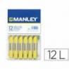 Lapices cera blanda Manley 12 unidades color amarillo claro