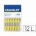 Lapices cera blanda Manley 12 unidades color amarillo claro