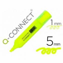 Rotulador fluorescente Q-Connect amarillo