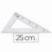 Cartabon de plastico cristal Liderpapel 25 cm