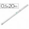 Rollo plastico forralibros Liderpapel 0.50 x 20 m