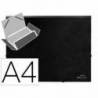 Carpeta lomo flexible con solapas Liderpapel Din A4 negra