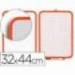 Pizarra Blanca Lacada Doble Cara 32x44 Csp