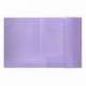 Carpeta gomas con solapa Liderpapel DIN A4 polipropileno 400 micras 100 hojas violeta