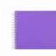 Cuaderno espiral Liderpapel Tamaño folio Tapa dura 80 hojas Cuadro 5 mm 75 g/m2 Con margen en Colores surtidos