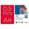 Tapa de Encuadernacion Polipropileno Liderpapel DIN A4 Color Rojo 0,5 mm pack 100 uds
