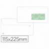 Sobre americano Liderpapel Blanco con Ventana 115x225 mm reciclado 90 gramos Caja 500 unidades
