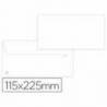 Sobre americano Liderpapel Blanco 115x225 mm papel reciclado 90 gramos Caja 500 unidades