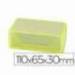 Caja plastico Liderpapel para tarjetas de visitas 110x65x30mm