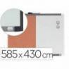 PIZARRA BLANCA MARCA NOBO MAGNETICA CON TABLERO DE CORCHO 585X430 MM