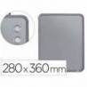 PIZARRA MARCA NOBO MAGNETICA PARA EL HOGAR ACERO MARCO SLIM PLATA 280X360 MM