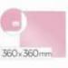 PIZARRA NOBO MAGNETICA PARA EL HOGAR ROSA 360X360 MM