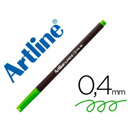 ROTULADOR ARTLINE SUPREME EPFS200 FINE LINER PUNTA DE FIBRA COLOR AMARILLO LIMON 0,4 MM
