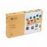 JUEGO DIDACTICO MARCA ANDREUTOYS CUBOS TACTILES 10 TEXTURAS +2 AÑOS